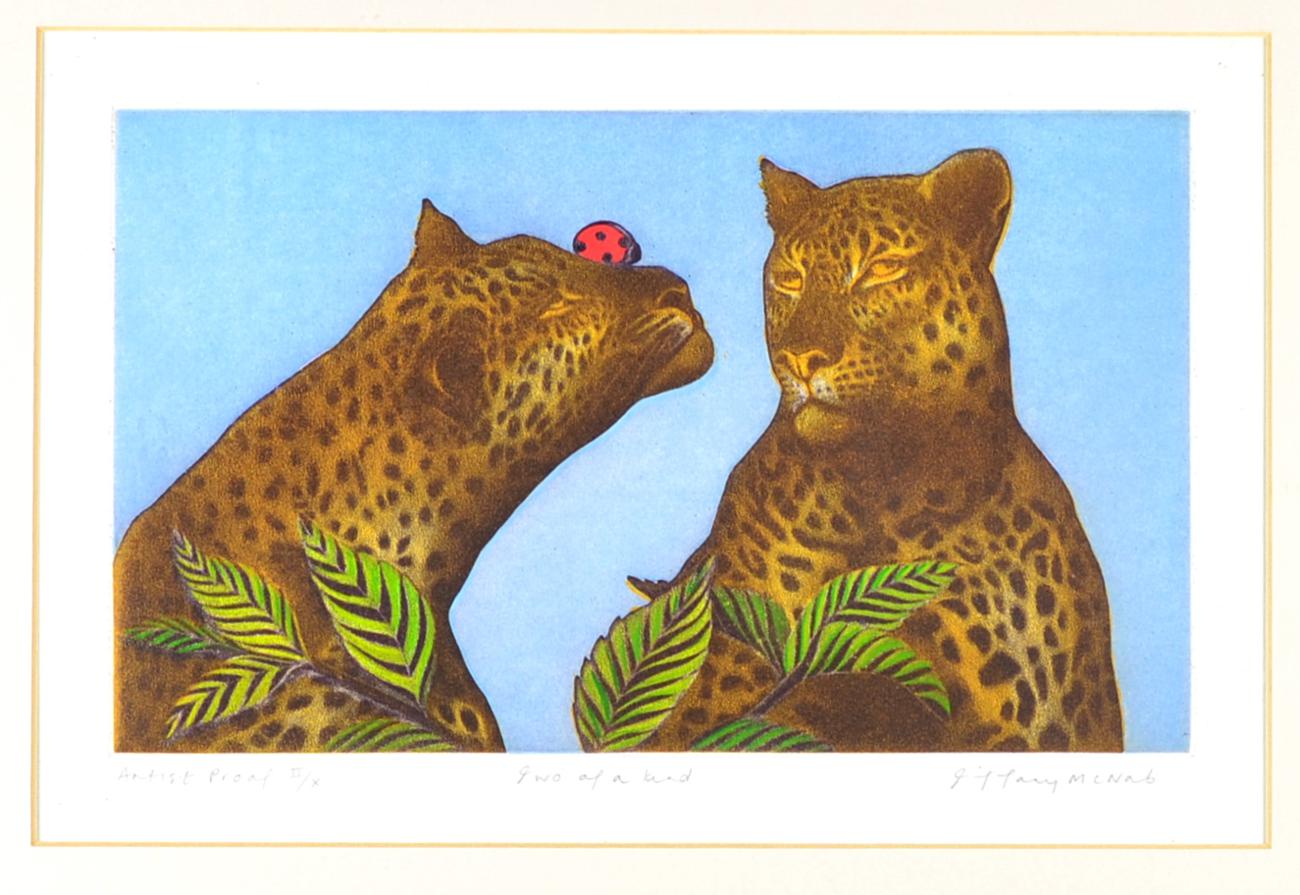 Tiffany McNab (b.1964) Australian ''Two of a Kind'' Signed, inscribed and numbered artist's proof - Image 3 of 3