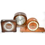 Three early 20th century mantel timepieces