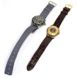 Latora gents wristwatch and a Ulysees gents wristwatch