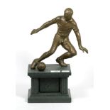 A modern limited edition figure of a footballer 59/150