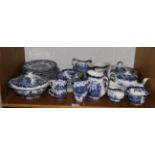 A Royal Worcester subsidiary Palissy Avon Scenes, 1790 pattern part dinner service and tea