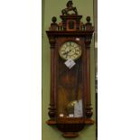 A Vienna type wall clock by Gustav Becker