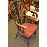 A 19th century Windsor armchair