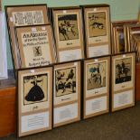 A set of twelve calendar sporting prints titled ''An Almanac of Twelve Sports'' by William