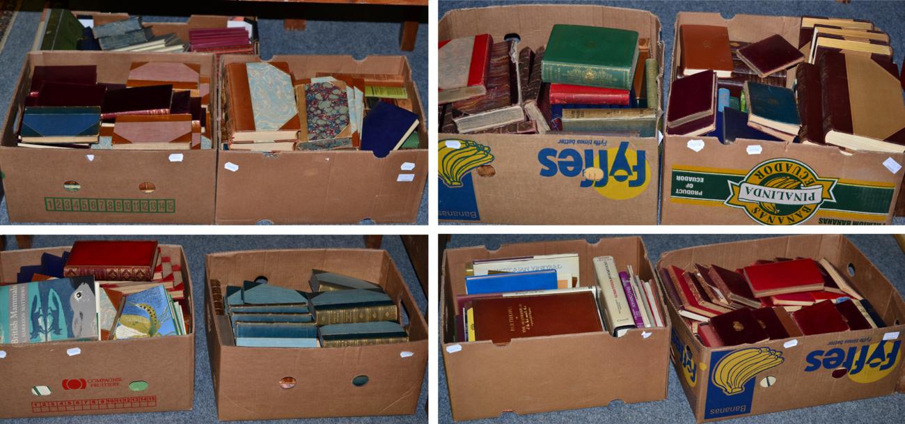A quantity of assorted books including Hardy's novels, Kipling etc (nine boxes)