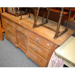 A pine kitchen sideboard