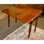 A Victorian mahogany Pembroke table