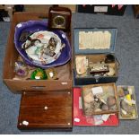 A group of miscellaneous including fossils, Roman vessels and other archaeological items, glass