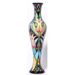 A modern Moorcroft pottery Dutch Delight pattern 138/12 vase, designed by Sian Leeper, dated 29/5/