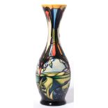 A modern Moorcroft pottery Vale of Aire pattern 81/10 vase, designed by Emma Bossons, limited