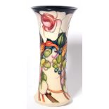 A modern Moorcroft pottery Elizabeth pattern 159/10 vase, designed by Emma Bossons to celebrate