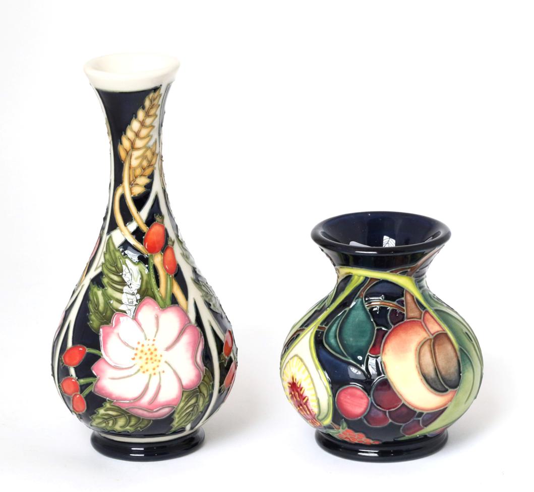 A modern Moorcroft pottery Ballerina Blush pattern vase, with painted and impressed marks, 17cm