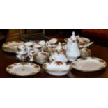 A Royal Albert Old Country Rose dinner/tea service