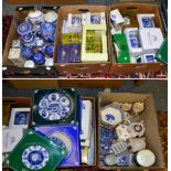 A collection of Ringtons blue and white assorted china (five boxes)