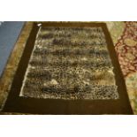 Taxidermy: Simulated Leopard Skin Carriage Rug, circa 1930, a patchwork carriage rug made from 28