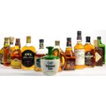 A Mixed Parcel of Mostly Blended Whisky Including: Canadian Club 12 Year Old; Bells 21 Year Old;