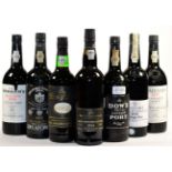 A Mixed Parcel of Port Including: Dow 1972; Delaforce 1977; Graham 1977; Taylor 1985; Graham