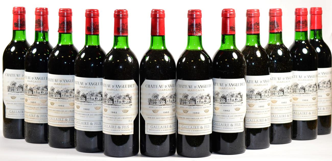 Chateau d'Angludet 1982, Margaux, owc (twelve bottles)