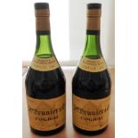 Prunier & Cie Reserve de la Vielle Maison Cognac 1900 (x2) (two bottles)