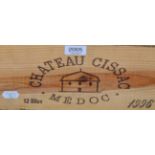 Chateau Cissac 1996, Haut-Medoc, owc (twelve bottles)