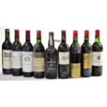 A Mixed Parcel Comprising: Chateau Durfort-Vivens 1990, Margaux (x2); Duluc de Branaire-Ducru