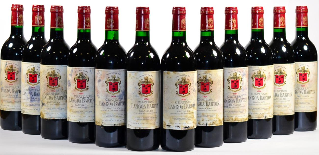 Chateau Langoa-Barton 1994, St Julien, (twelve bottles)