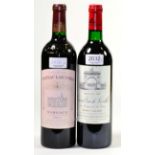 Chateau Leoville-Las Cases 'Grand Vin de Leoville' 1986, St Julien; Chateau Lascombes 2001,