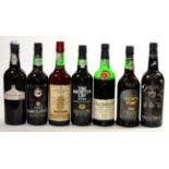 A Mixed Parcel of Port Including: Delaforce 1988; Quinta do Vesuvio 1990 etc (seven bottles)