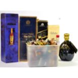 A Mixed Parcel of Whisky and Spirits Including: Johnnie Walker Blue Label, assorted miniatures