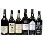 A Mixed Parcel of Port Comprising: Graham 1977; Taylor LBV 2007; Warre 1977; Taylor 1977; Graham