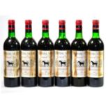 Cheval Noir 1978 (x6) (six bottles)