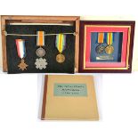 A First World War Trio, awarded to 10410 PTE.J.COOPER. HIGH.L.I., comprising 1914-15 Star, British