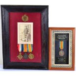 A First World War Trio, awarded to 1342 SPR.N.BELSHAW, R.E., comprising 1914-15 Star, British War