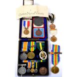 A First World War Trio, to CAPT.K.PRETTY, comprising British War Medal, Victory Medal with MiD oak