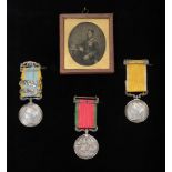 A Crimea/Baltic Trio, privately named to J.MORTON R.M., comprising Crimea Medal 1854, with two