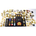 A Good Collection of Approx. 120 Italian Regimental Cap Badges, Uniform Badges, Tassel Holders and