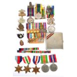 Assorted Medals, Medallions and Cap Badges, including George VI Royal Naval Volunteer Reserve Long