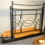 Wrought iron bedstead
