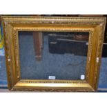 A 19th century gilt wood picture frame