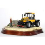 Border Fine Arts 'Frontiers of Farming' (Fastrac JCB), model No. B0273 by Kirsty Armstrong,