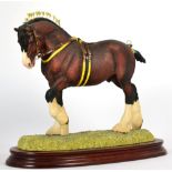 Border Fine Arts 'Champion of Champions' Shire Stallion (Standard Edition), model No. L140A by