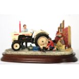 Border Fine Arts 'Like Father Like Son', model No. B0859 by Ray Ayres, on wood base, with box and