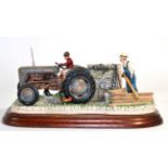 Border Fine Arts 'Golden Memories' (Ferguson 35), model No. B0799 by Ray Ayres, on wood base, with