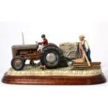 Border Fine Arts 'Golden Memories' (Ferguson 35), model No. B0799 by Ray Ayres, on wood base, with