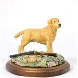 Border Fine Arts 'Next to Go' (Shepherd and two Border Collies), model No. B0012 by Ray Ayres, on