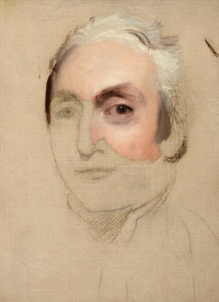 Sir Thomas Lawrence PRA FRS (1769-1830) Study of James Hare MP (1749-1804) Oil, 36.5cm by 27cm See