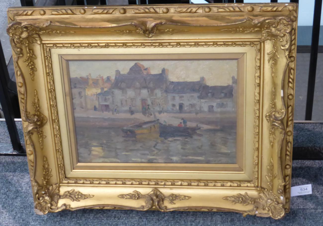 Terrick Williams (1860-1936) Concarneau (believed to be) Signed, oil on canvas, 21.5cm by 32cm See - Image 2 of 3