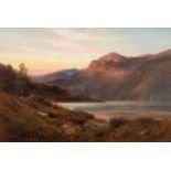 Alfred de Breanski Snr. RBA (1852-1928) ''Above the Silver Strand, Loch Katrine'' Signed, oil on