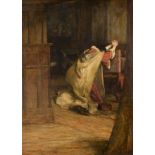 Sir William Quiller Orchardson (1832-1910) The King's Remorse - Hamlet and the King ''Pray I can