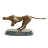 John Mulvey (British, 1939-): Cheetah, A Bronze Abstract Figure, stamped in the cast 1981 jm 5/12,